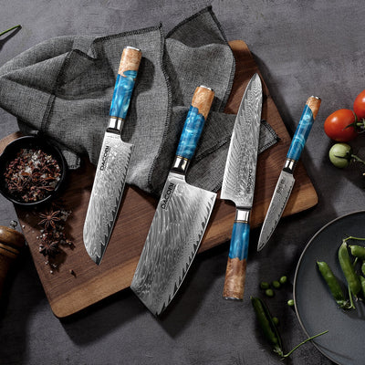 Azure kolekcija, profesionalni noževi, 67-slojni damaščanski čelik