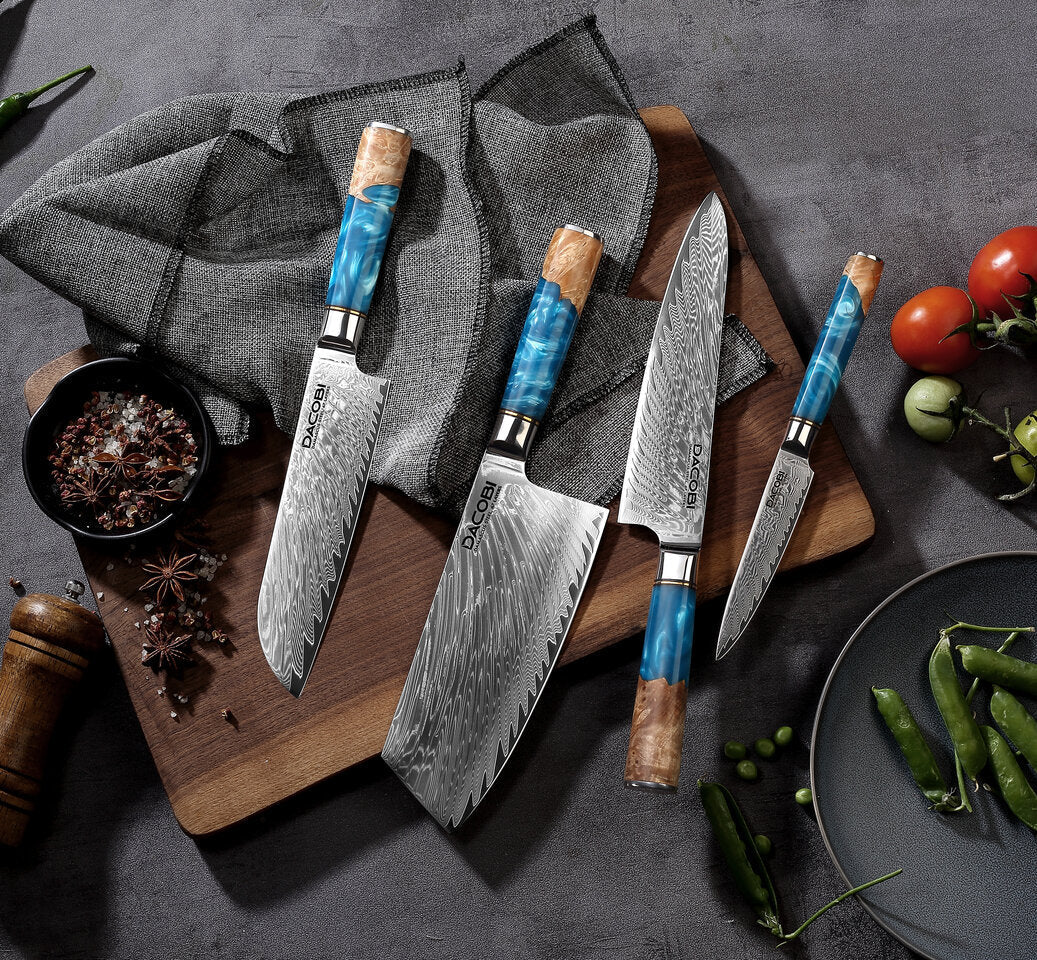 Azure kolekcija, profesionalni noževi, 67-slojni damaščanski čelik