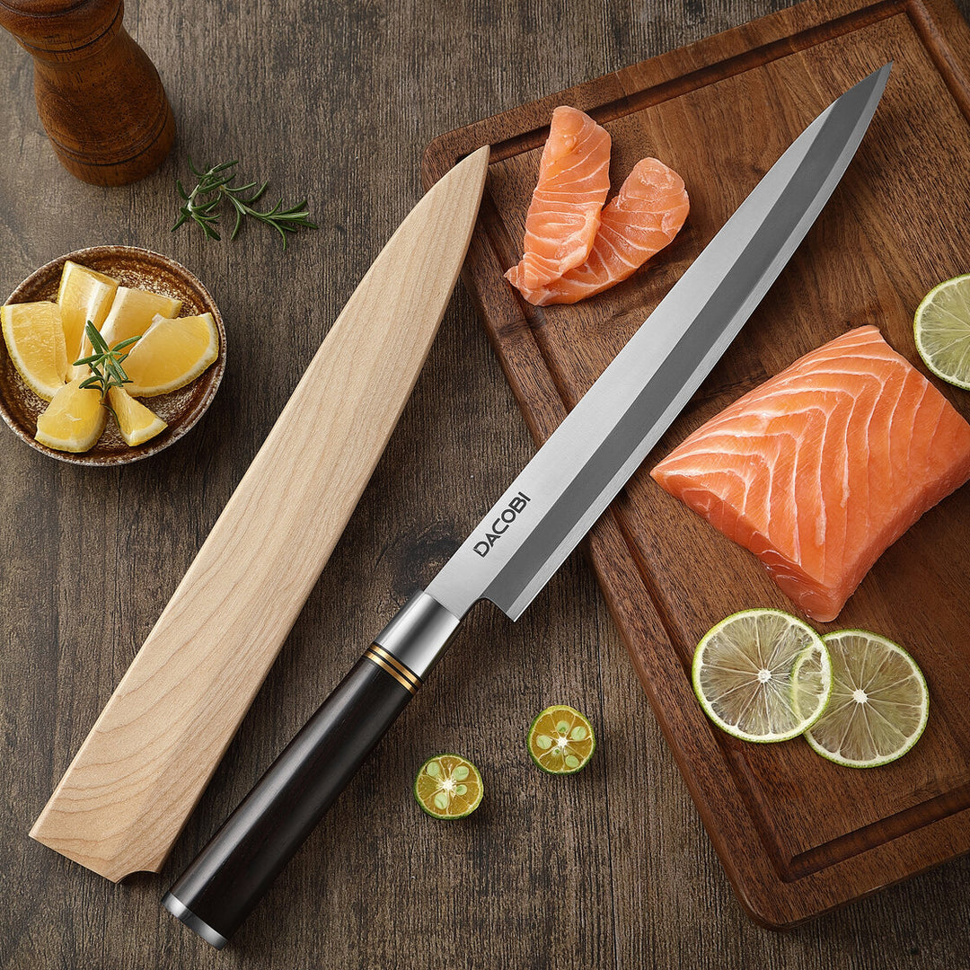 Profesionalni Yanagiba nož za sushi C53, drvo ebanovine, 27 cm
