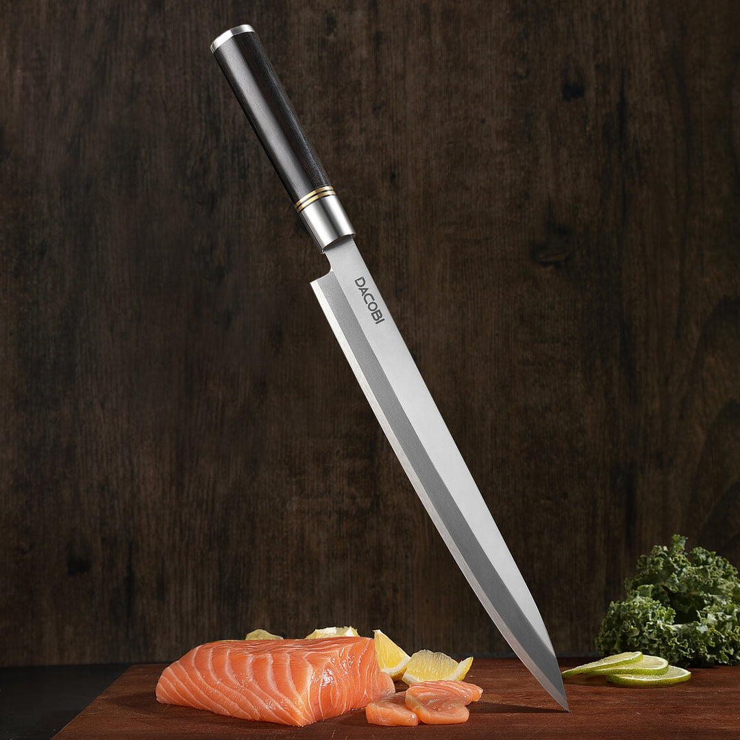 Profesionalni Yanagiba nož za sushi C53, drvo ebanovine, 27 cm