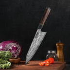 Profesionalni Kiritsuke nož C54, Damask čelik 67 slojeva, 21.5 cm