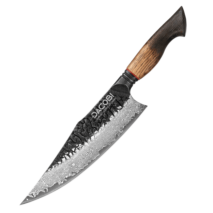 Profesionalni kuharski nož C61, Damask čelik 67 slojeva, 22 cm