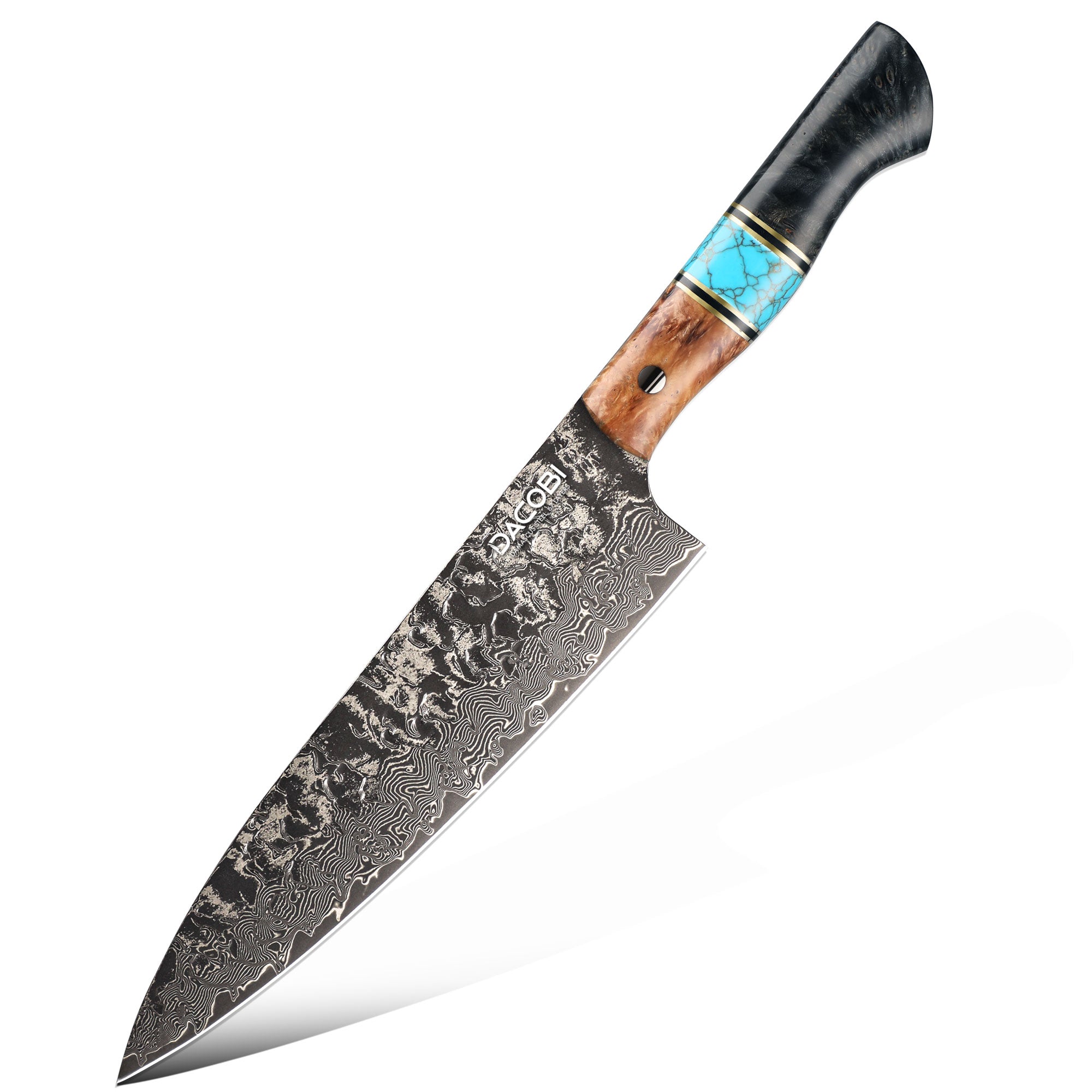 Profesionalni kuharski nož C67, Damask čelik 67 slojeva, 21.5 cm