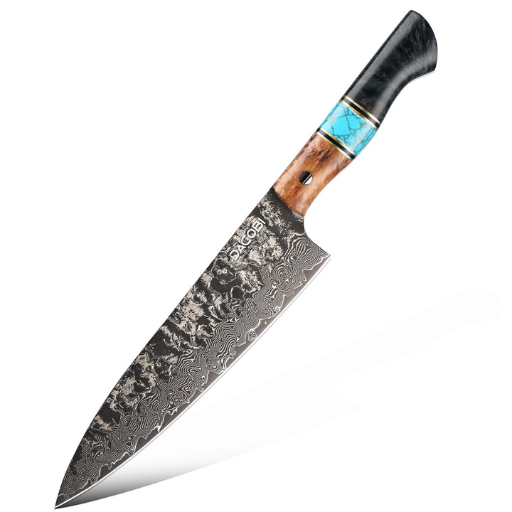 Profesionalni kuharski nož C67, Damask čelik 67 slojeva, 21.5 cm