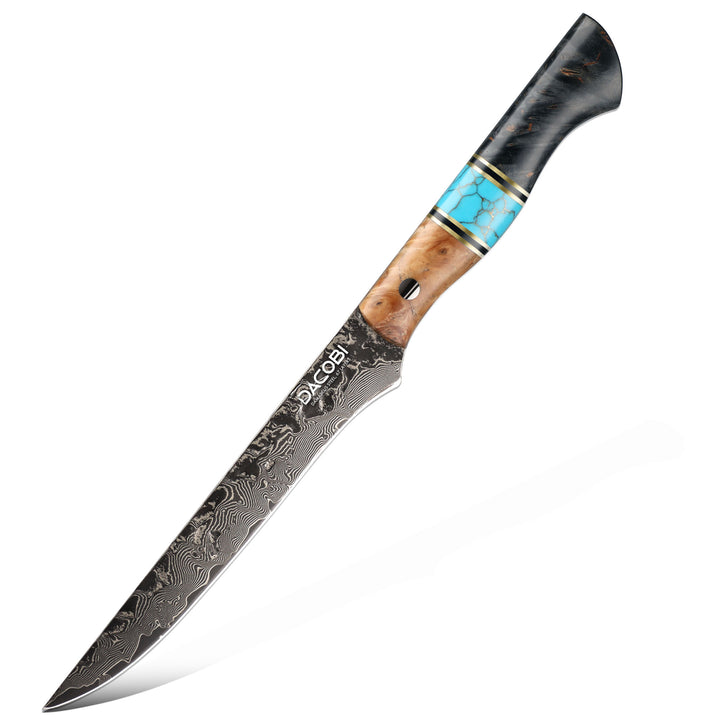 Profesionalni nož za filete C69, Damask čelik 67 slojeva, 15.6 cm