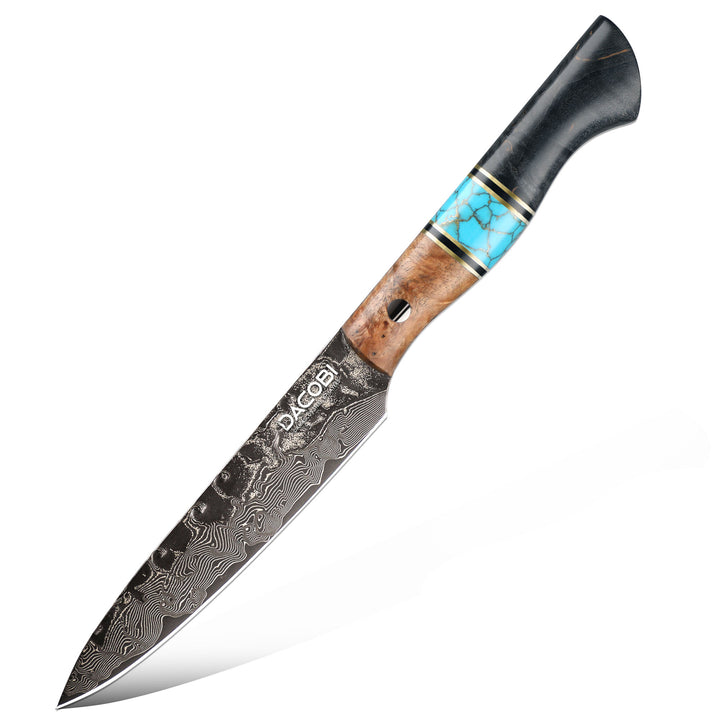 Profesionalni univerzalni nož C70, Damask čelik 67 slojeva, 12.8 cm
