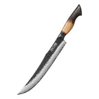 Profesionalni mesarski nož C71, Damask čelik 67 slojeva, 25.5 cm