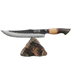 Profesionalni mesarski nož C71, Damask čelik 67 slojeva, 25.5 cm