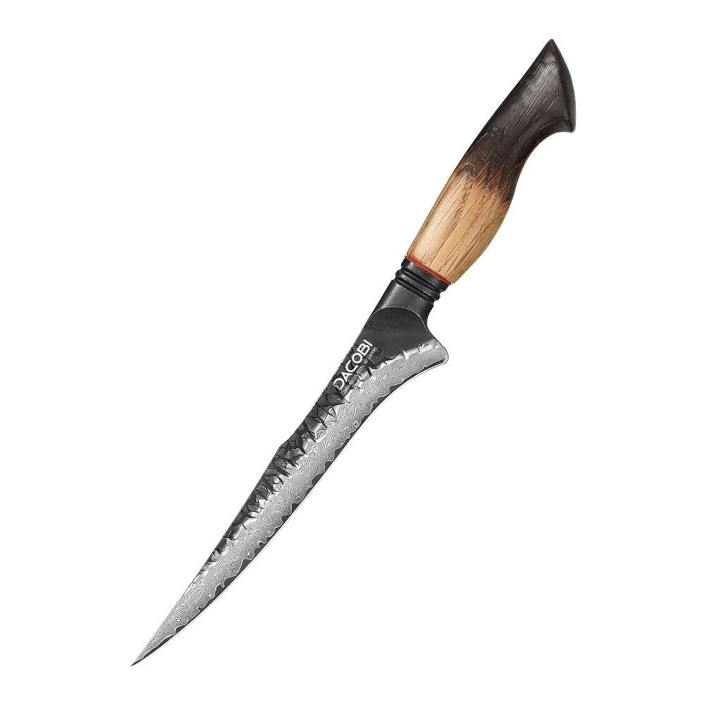 Profesionalni nož za filete C72, Damask čelik 67 slojeva, 19 cm