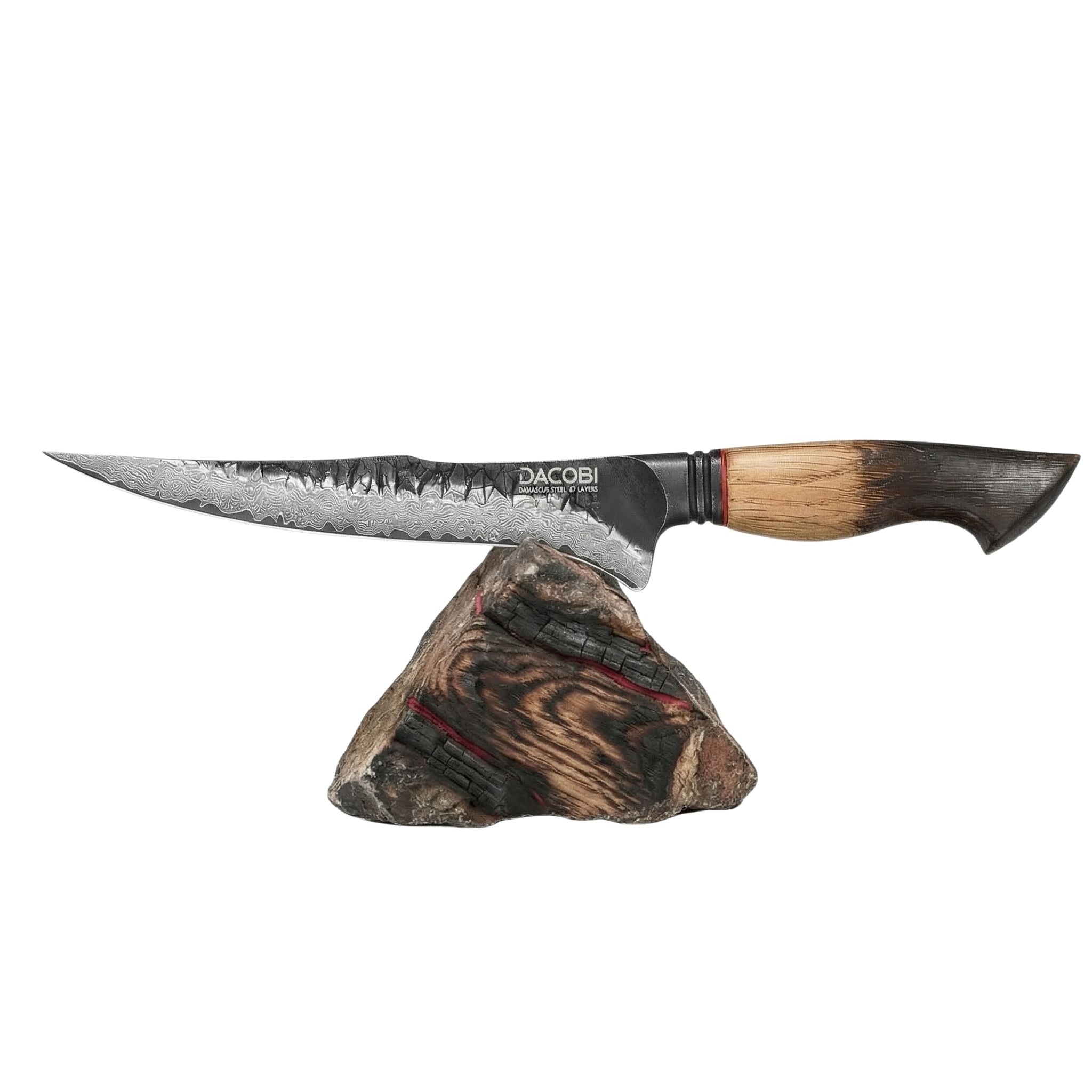 Profesionalni nož za filete C72, Damask čelik 67 slojeva, 19 cm