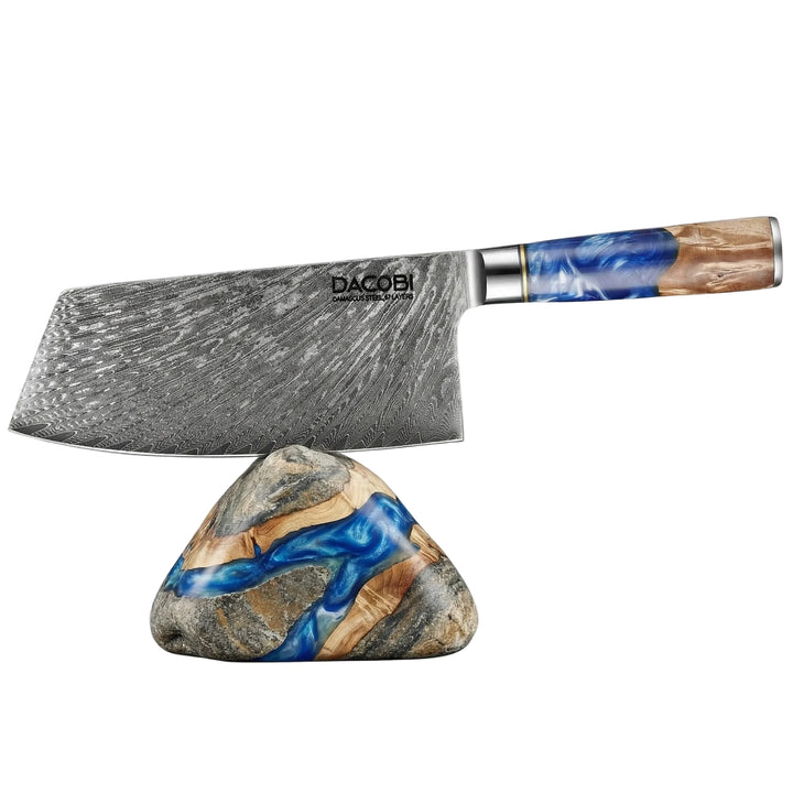 Profesionalni sjekira C4, Damask čelik 67 slojeva, 19 cm