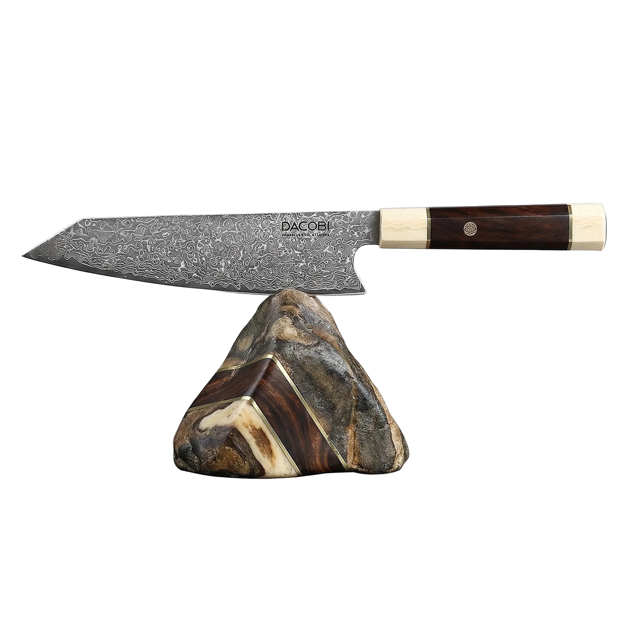 Profesionalni Kiritsuke nož C13, Damask čelik 67 slojeva, 20.5 cm