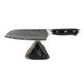 Profesionalni Santoku nož C26, Damask čelik 67 slojeva, 17 cm