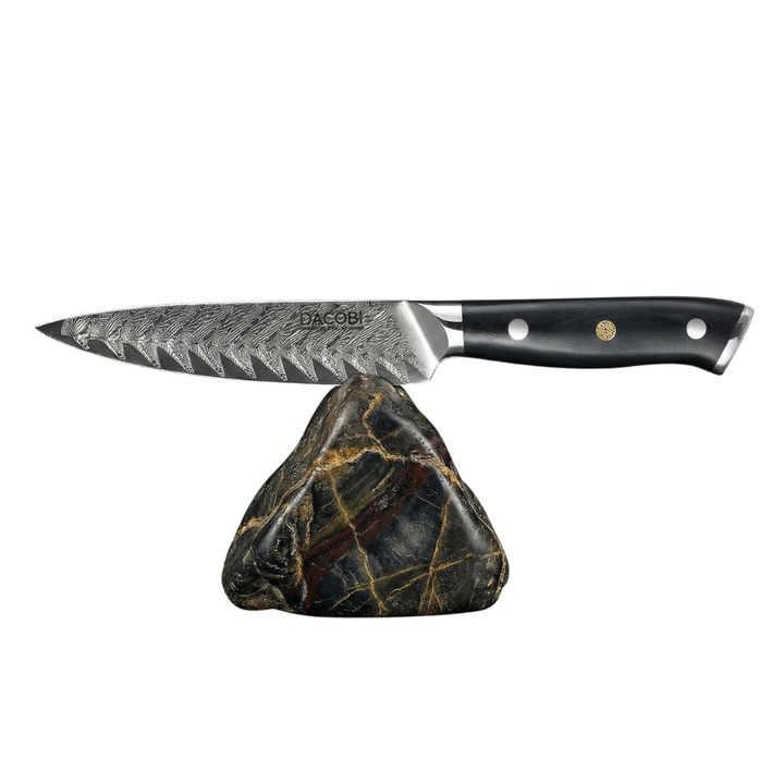 Profesionalni univerzalni nož C27, Damask čelik 67 slojeva, 13 cm