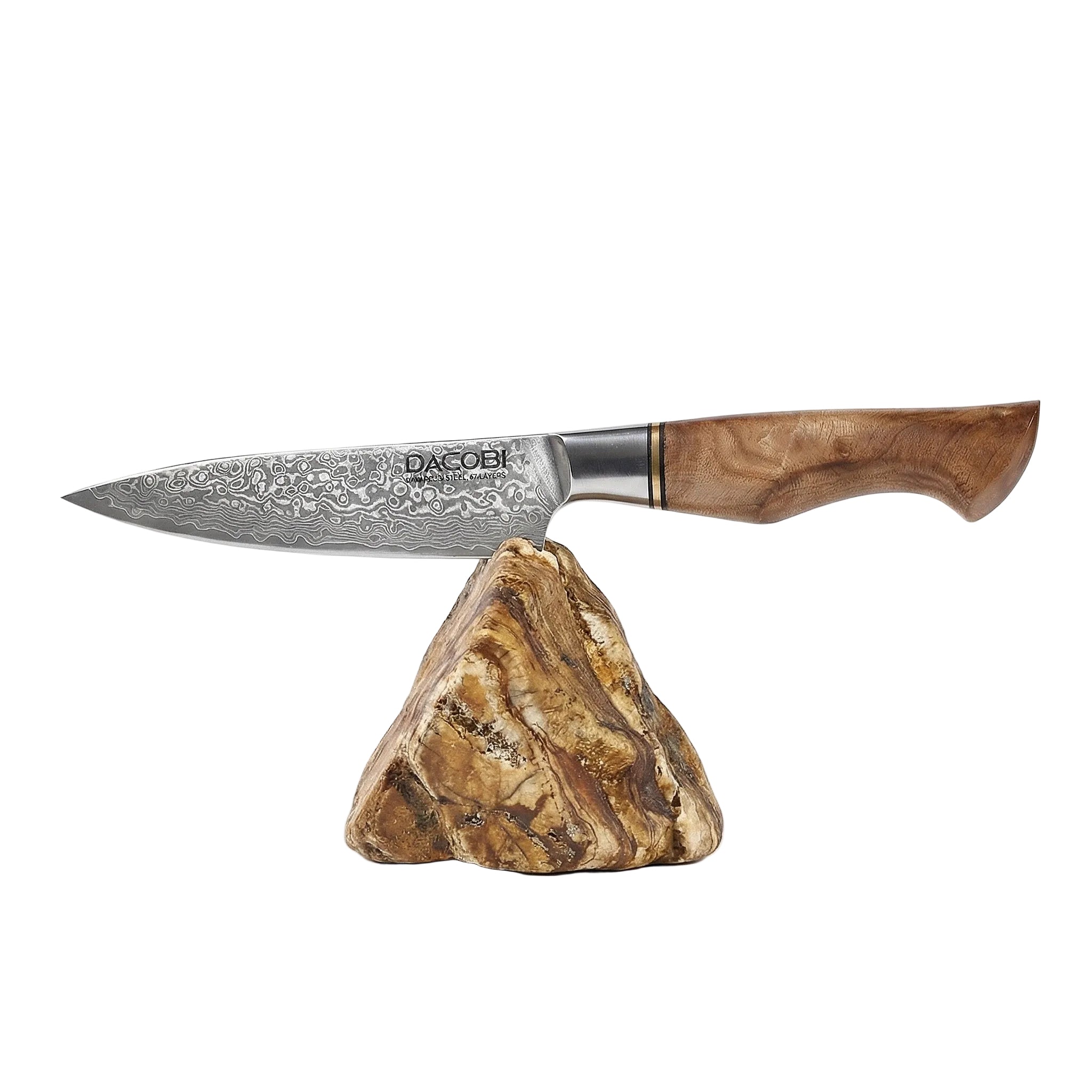 Profesionalni univerzalni nož C32, Damask čelik 67 slojeva, 13 cm