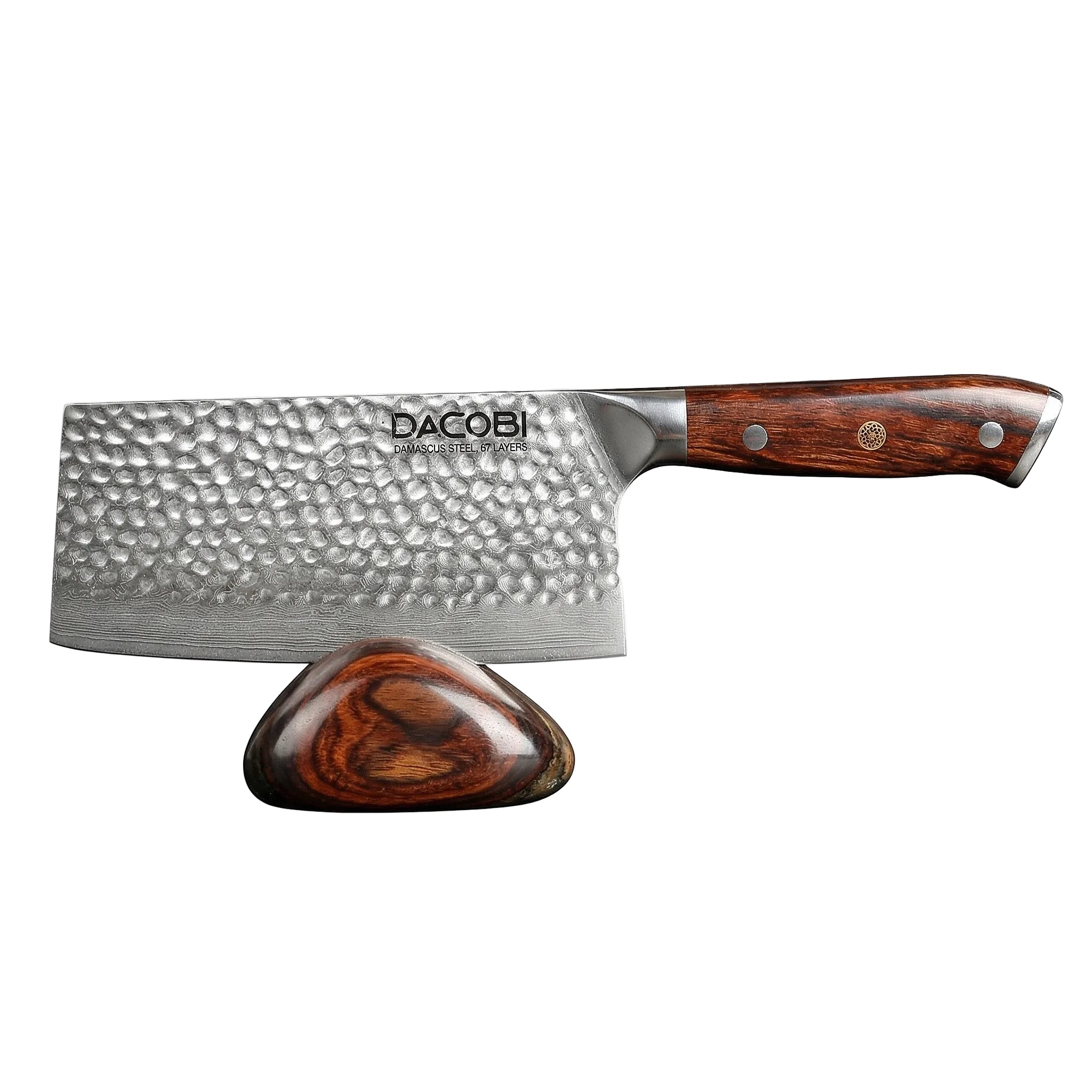 Profesionalni sjekira C38, Damask čelik 67 slojeva, 18 cm