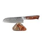 Profesionalni Santoku nož C39, Damask čelik 67 slojeva, 18 cm