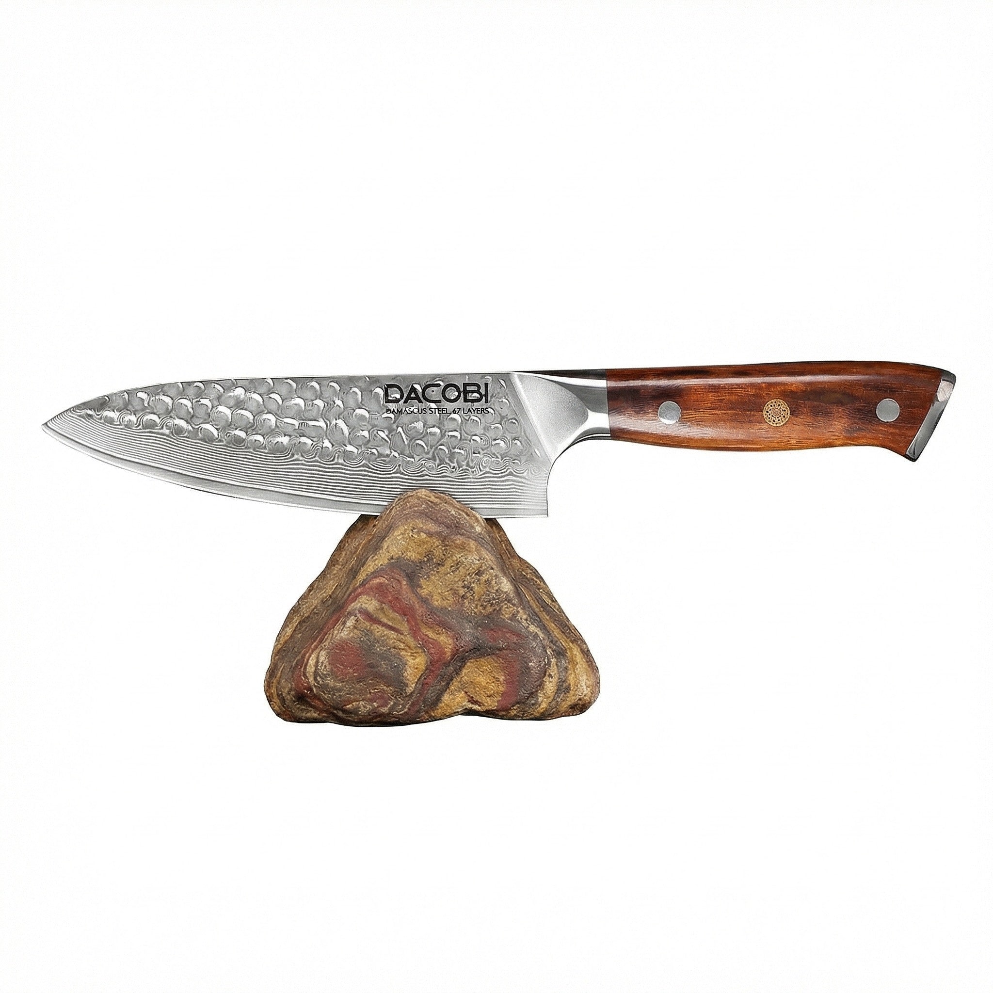 Profesionalni kuharski nož C41, Damask čelik 67 slojeva, 16.5 cm