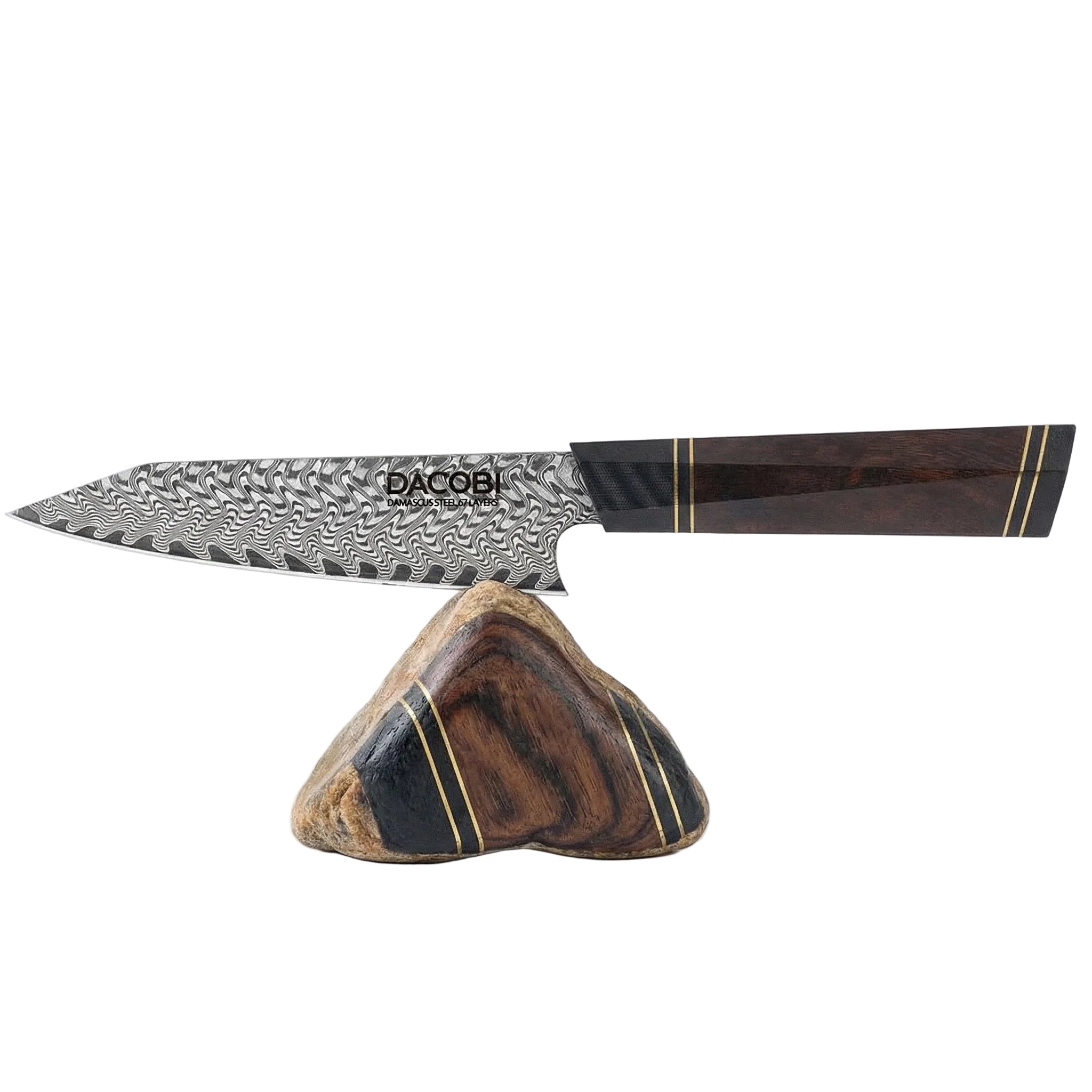 Profesionalni univerzalni nož C56, Damask čelik 67 slojeva, 13 cm