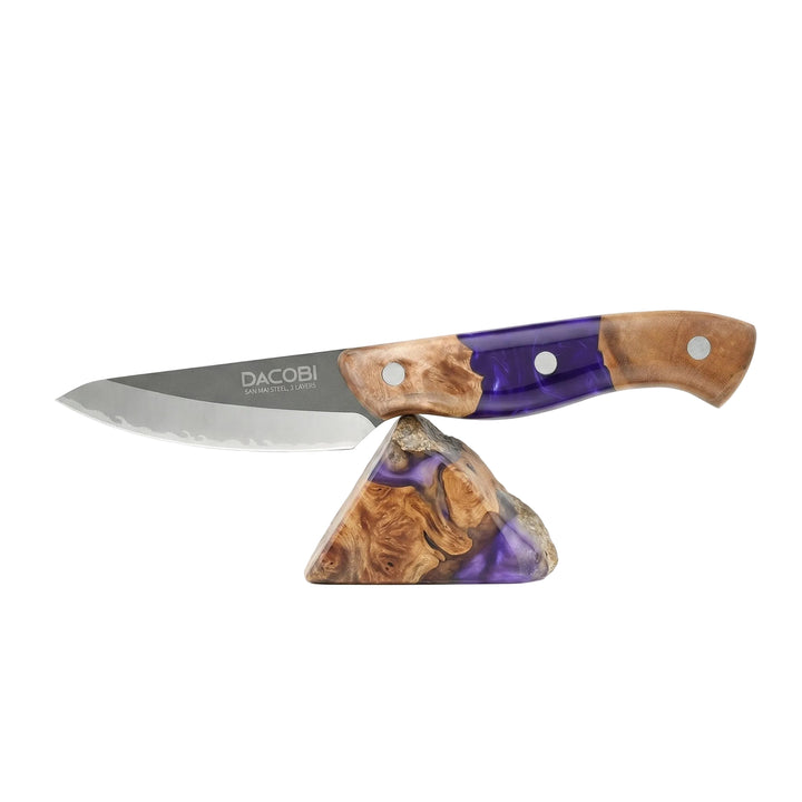 Profesionalni nož za guljenje C58, San Mai čelik 3 sloja, 9 cm