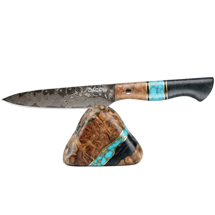 Profesionalni univerzalni nož C70, Damask čelik 67 slojeva, 12.8 cm