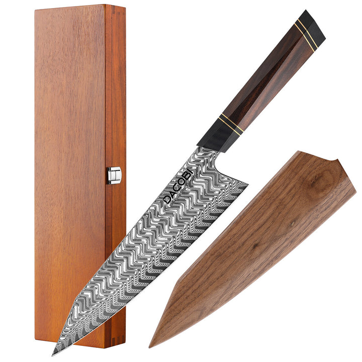 Profesionalni Kiritsuke nož C54, Damask čelik 67 slojeva, 21.5 cm