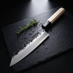 Drška od javorovog drveta u japanskom wa stilu na Kiritsuke nožu