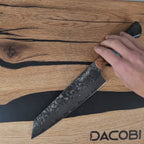 Profesionalni Kiritsuke nož C68, Damask čelik 67 slojeva, 20.5 cm