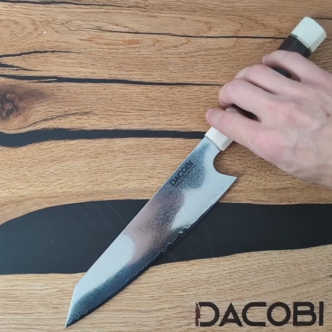 Profesionalni Kiritsuke nož C13, Damask čelik 67 slojeva, 20.5 cm