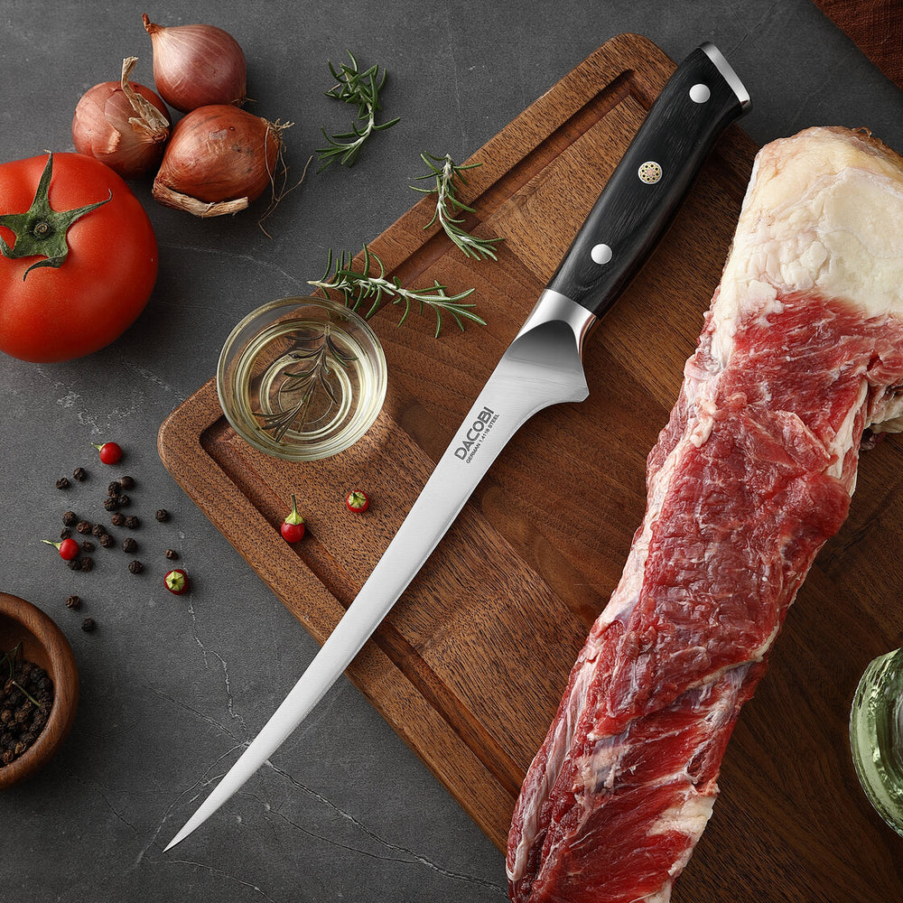 Profesionalni filet nož C10, njemački čelik 1.4116, 20 cm - DACOBI.hr