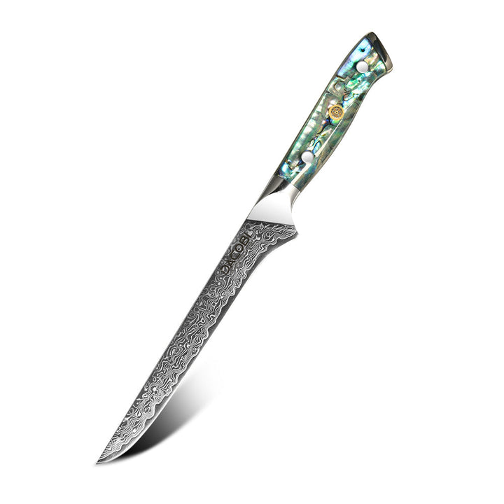 Profesionalni nož za filete C44, Damask čelik 67 slojeva, 15 cm - DACOBI.hr