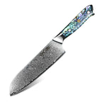 Profesionalni Santoku nož C23, Damask čelik 67 slojeva, 18 cm - DACOBI.hr