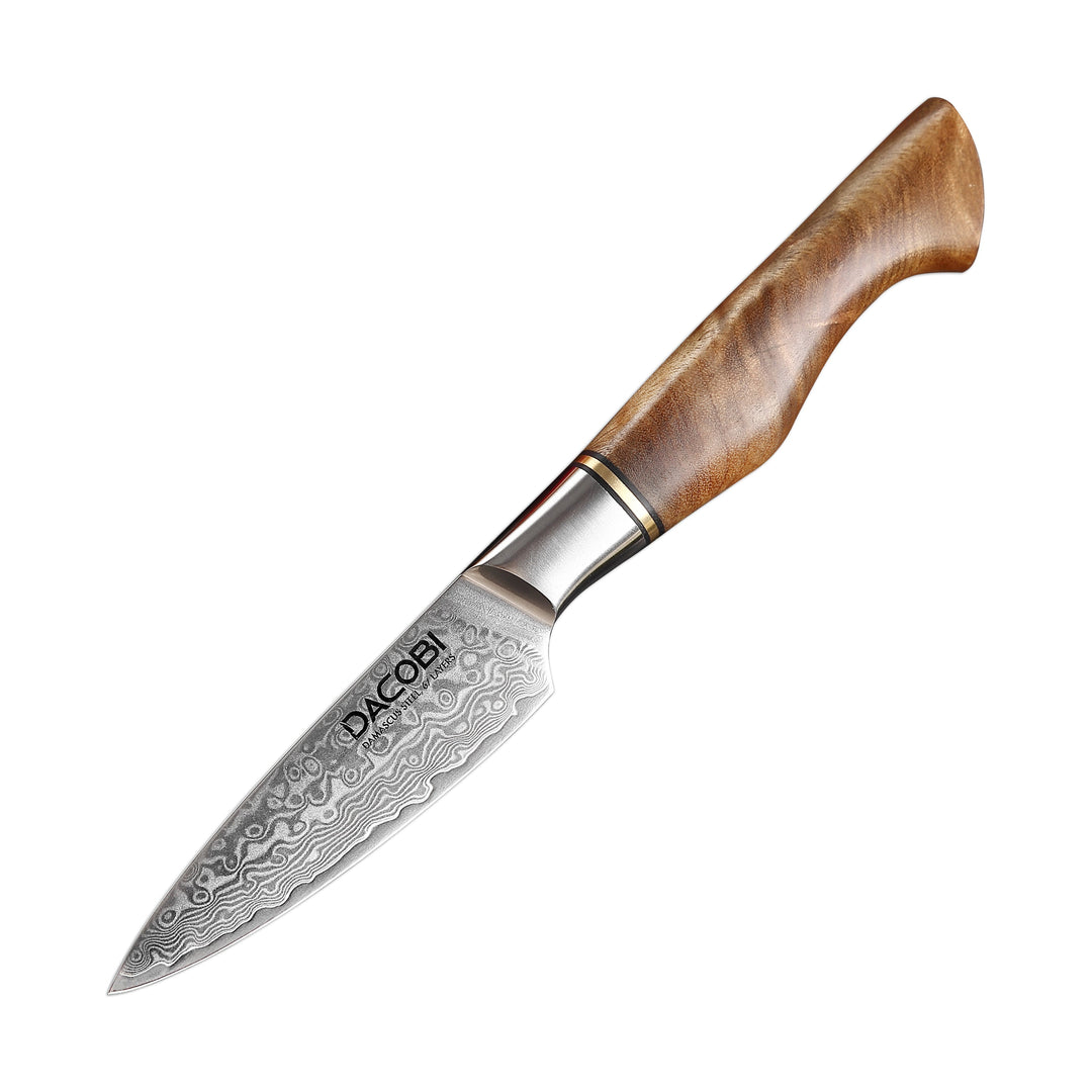 Profesionalni nož za guljenje C34, Damask čelik 67 slojeva, 9 cm - DACOBI.hr