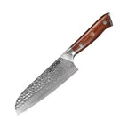 Profesionalni Santoku nož C39, Damask čelik 67 slojeva, 18 cm - DACOBI.hr