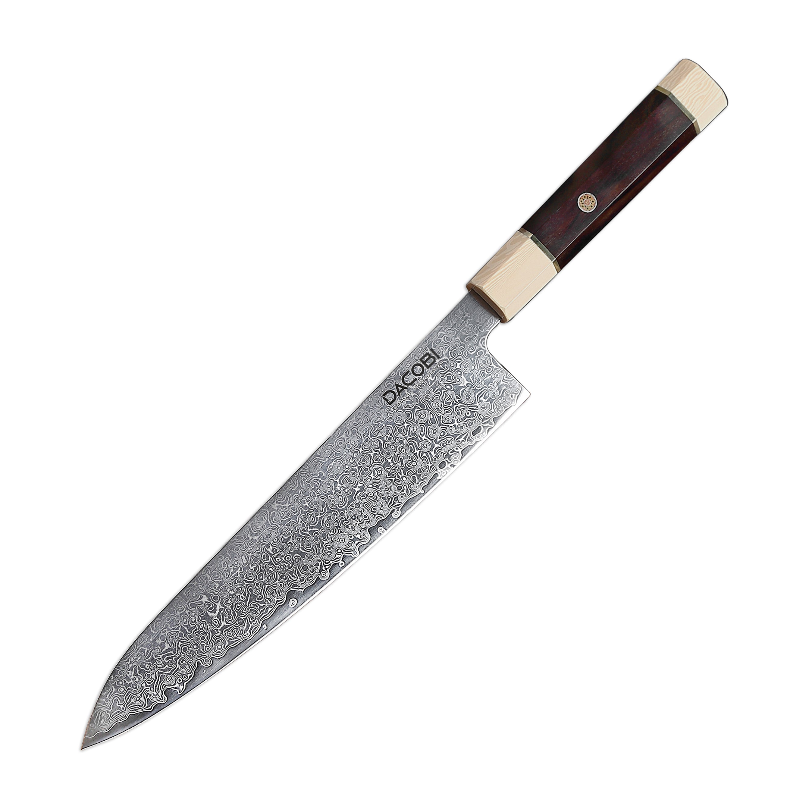 Profesionalni kuharski nož C11, Damask čelik 67 slojeva, 23 cm - DACOBI.hr