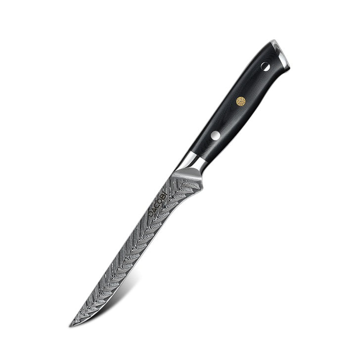 Profesionalni nož za filete C28, Damask čelik 67 slojeva, 15 cm - DACOBI.hr